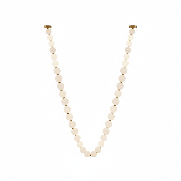 Pearl Glass Necklace Balls Chandelier