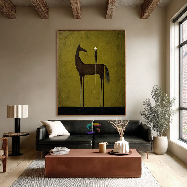 Olive Tallkeeper-Dark Horse Painting