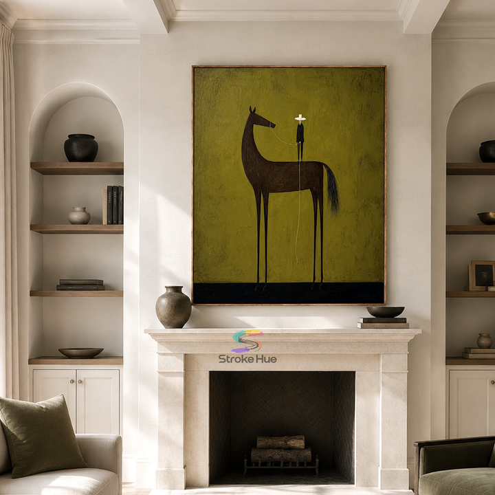 Olive Tallkeeper-Dark Horse Painting