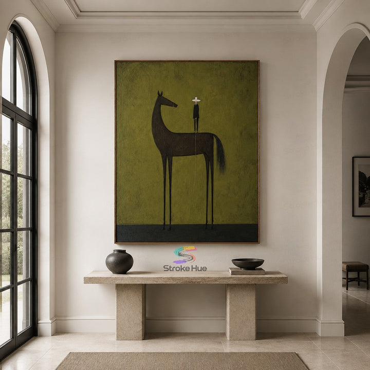 Olive Tallkeeper-Dark Horse Painting