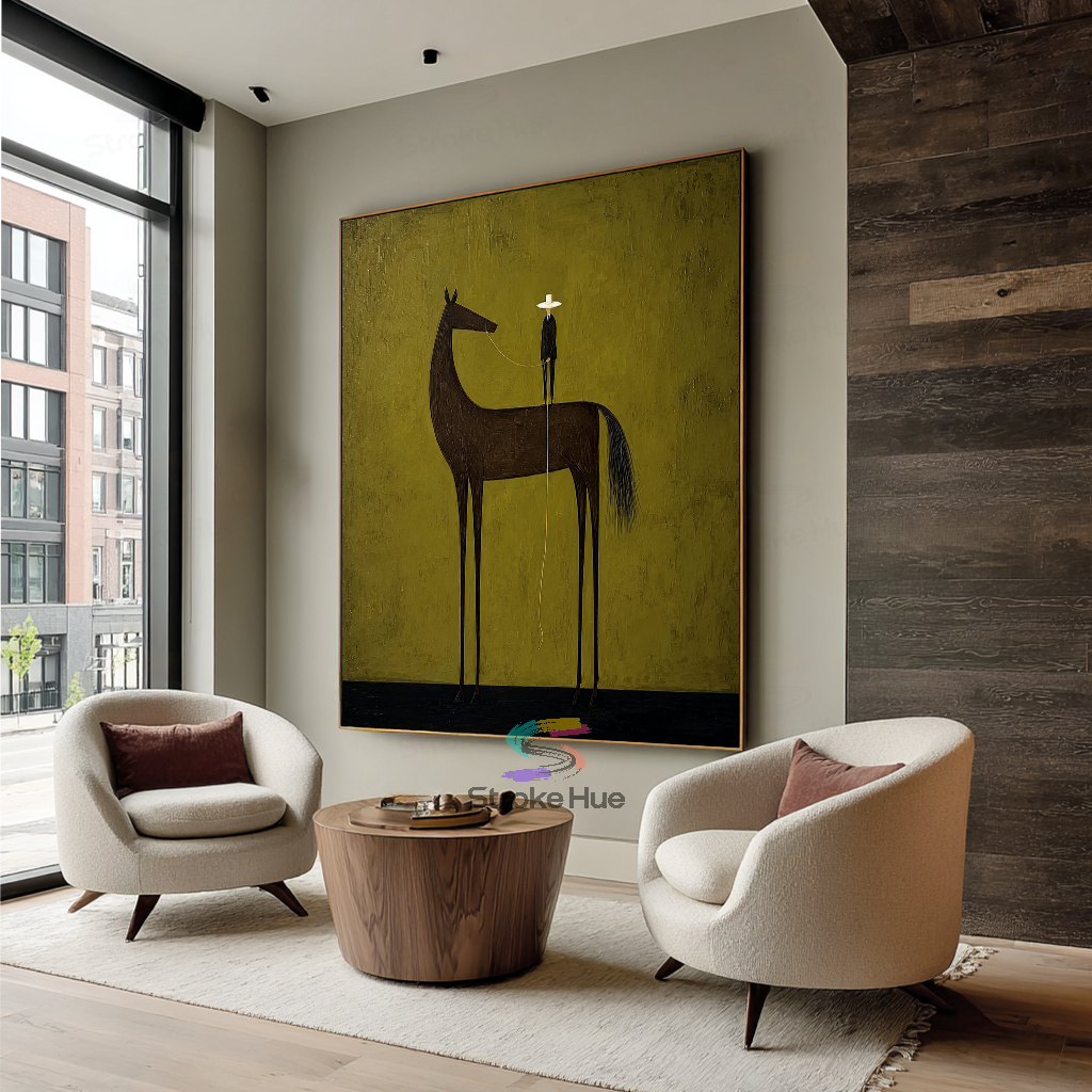 Olive Tallkeeper-Dark Horse Painting