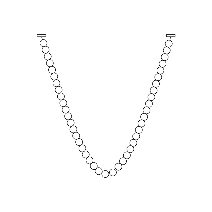 Pearl Glass Necklace Balls Chandelier