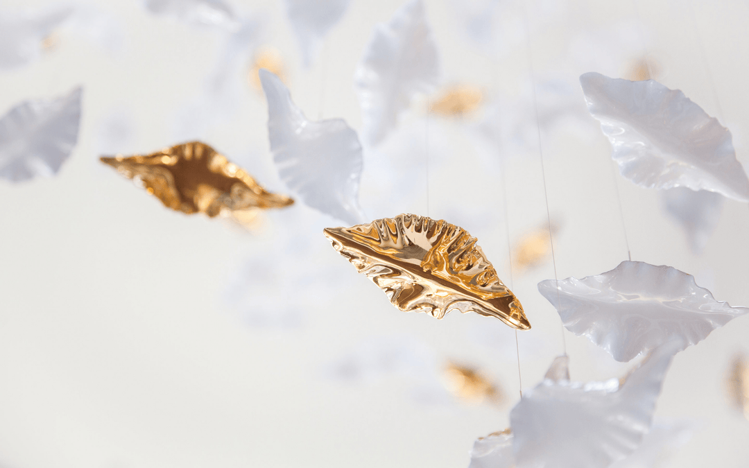 Leaf Twisted Sculptural Customize Chandelier