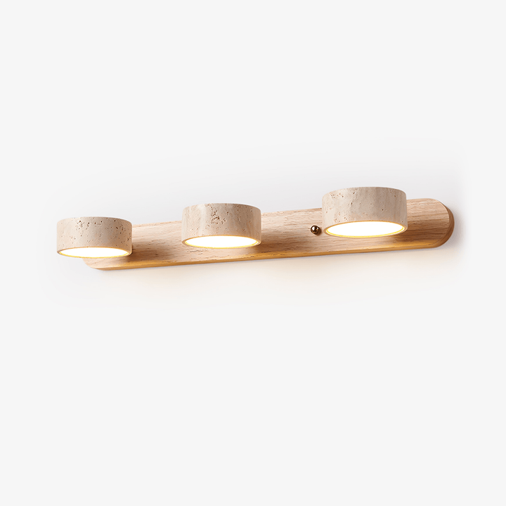 Travertine Duo Rechargeable Wall Light
