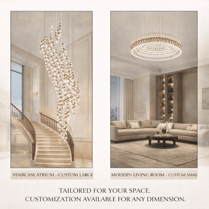 Pearl Curtain Customize Chandelier