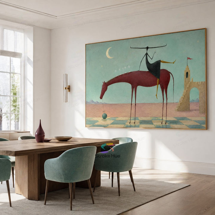 Moonlit Rider-Horse Painting