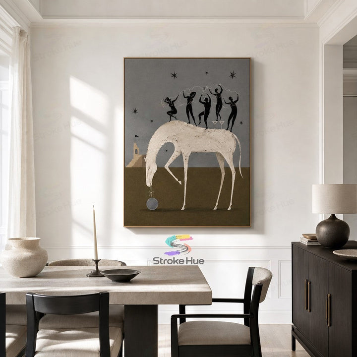 Starlit Dancers-Horse Painting