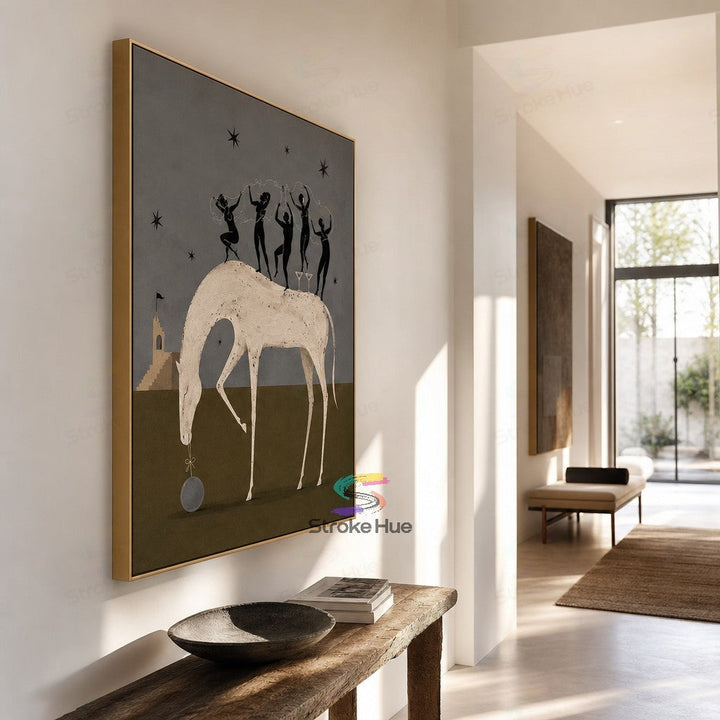 Starlit Dancers-Horse Painting
