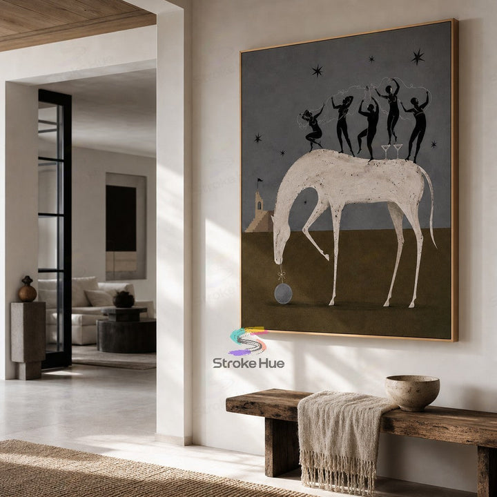 Starlit Dancers-Horse Painting