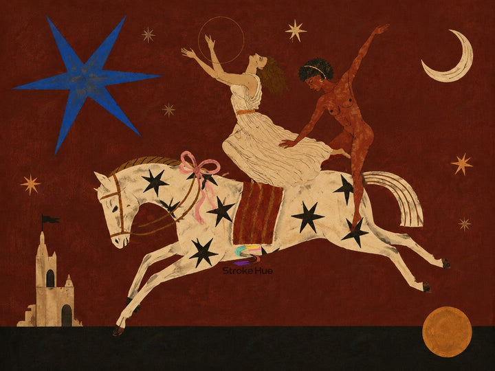 Celestial Ride-Horse Painting