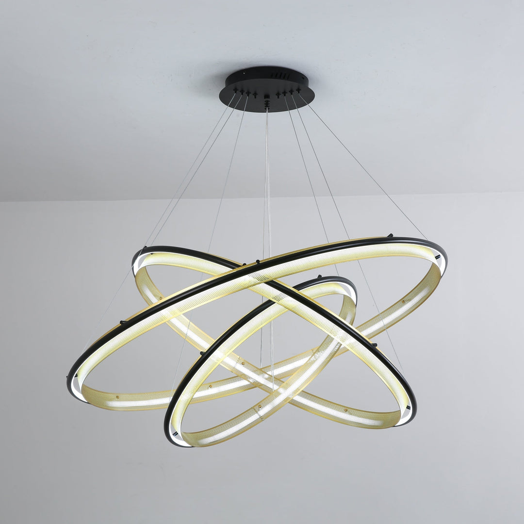 Acrylic LED Round Chandelier