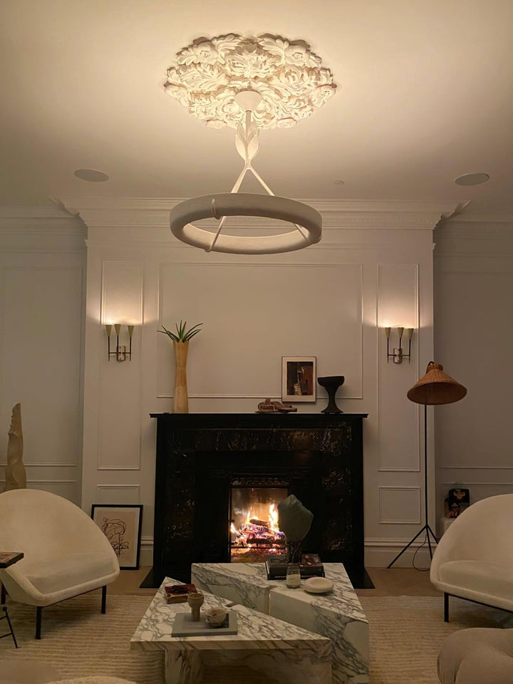 Tinsley Plaster Electrolier Chandelier