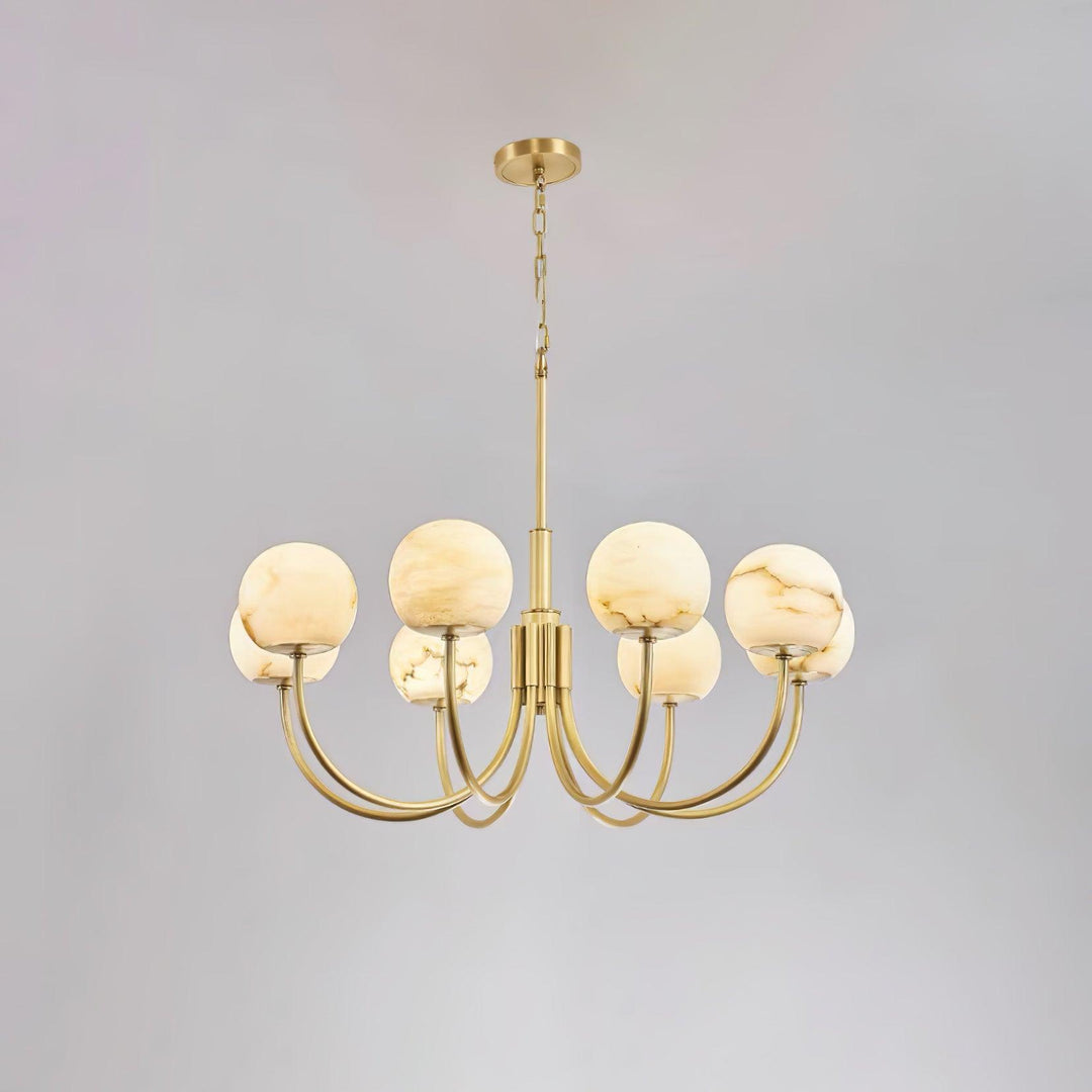 Aurelian Alabaster Globe Chandelier