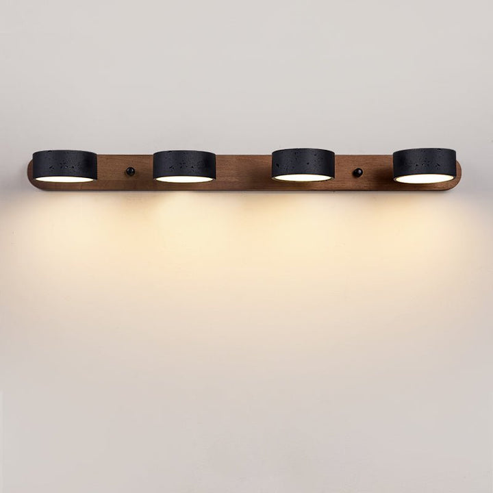 Black Travertine Duo Wall Light
