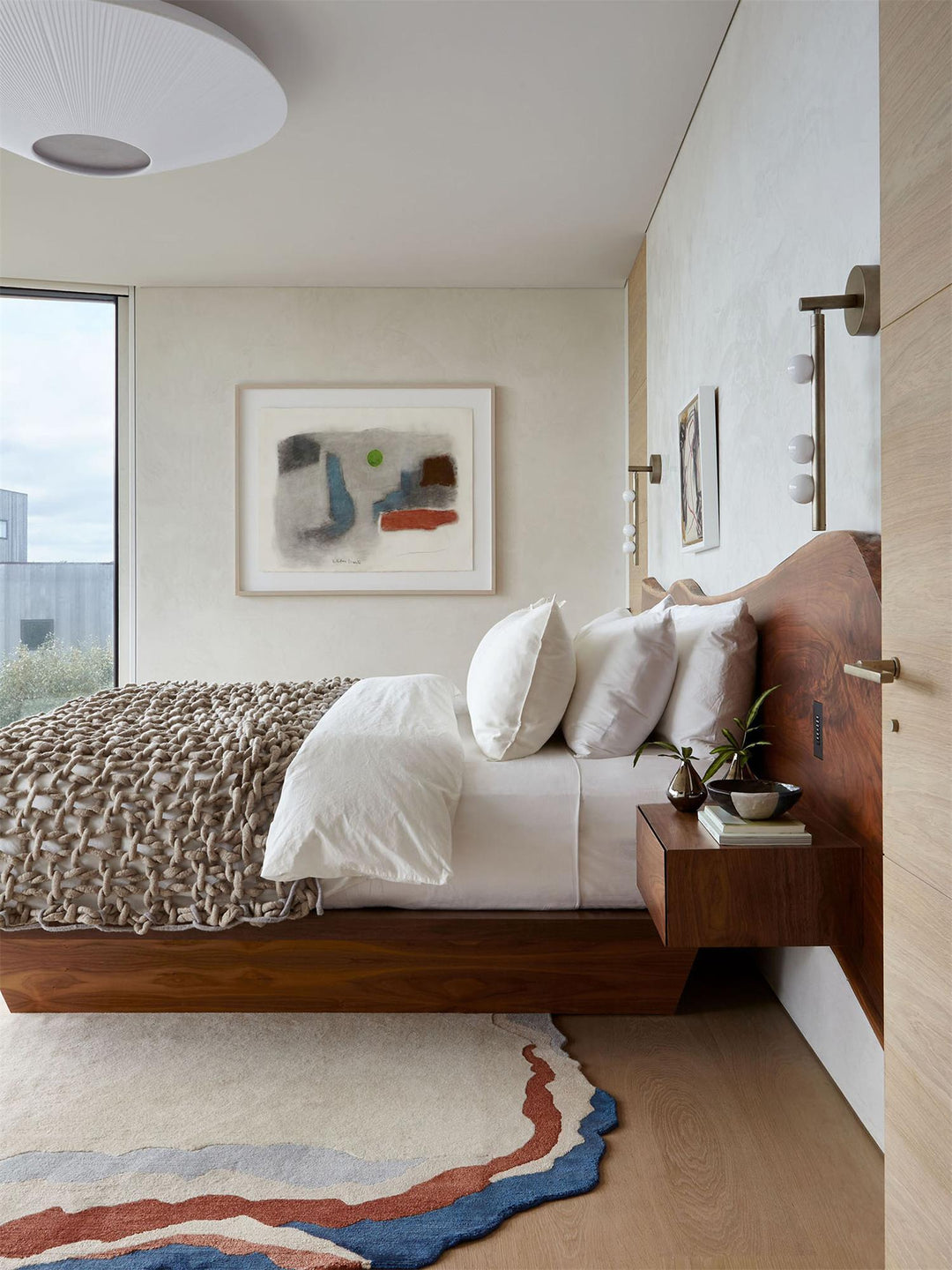 Brass Glass Tube Wall Lamp