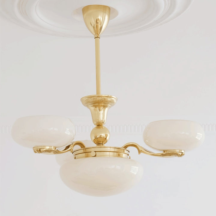 Brass Radiance Orb Chandelier