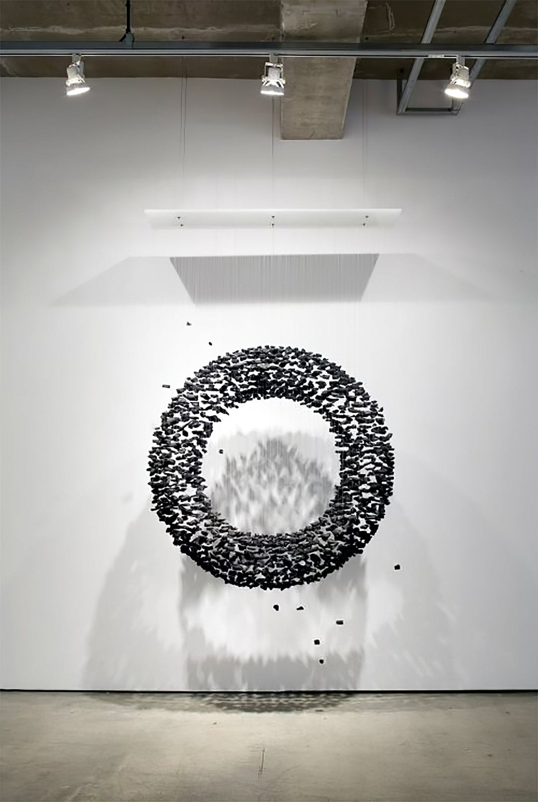 Charcoal Shape O Chandelier
