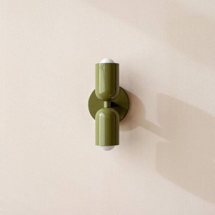Couleur Double Plug In Wall Lamp