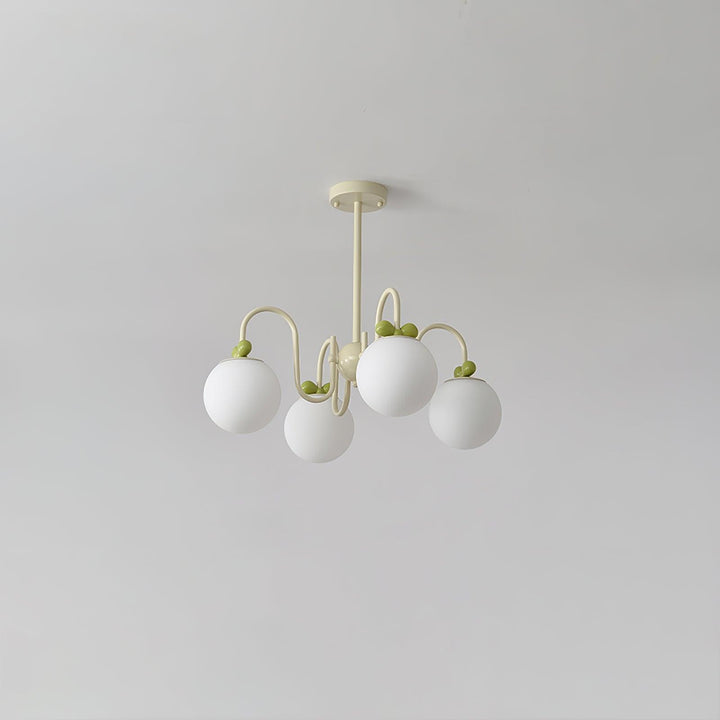 Cream Cherry Chandelier