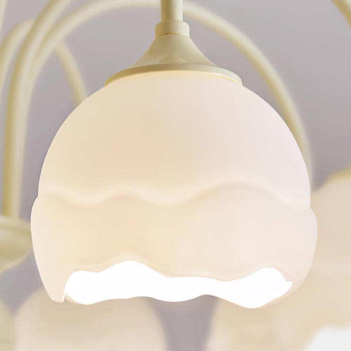 Creamy Glass Chandelier