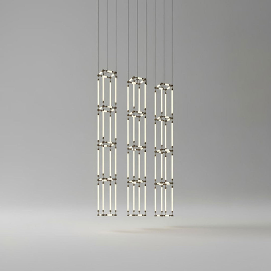 Crystal Grid Customize Chandelier