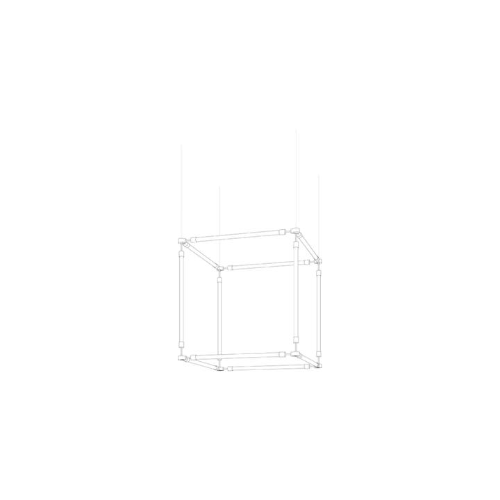 Crystal Grid Customize Chandelier