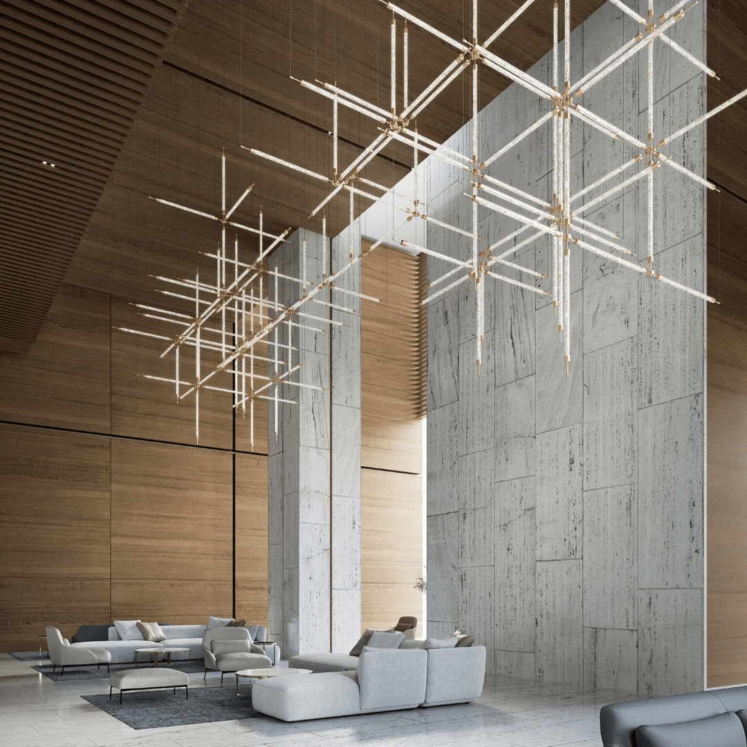 Crystal Grid Customize Chandelier