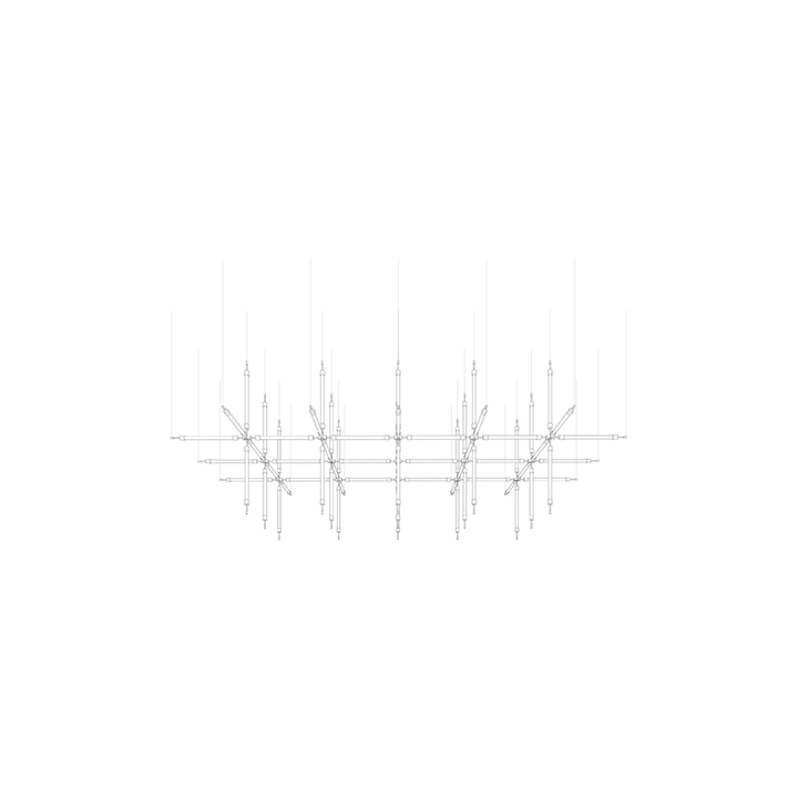 Crystal Grid Customize Chandelier