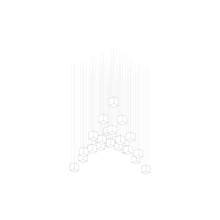 Crystal Pixels Customize Chandelier
