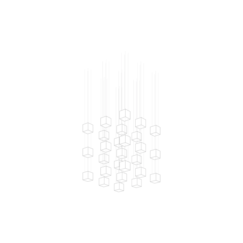 Crystal Pixels Customize Chandelier