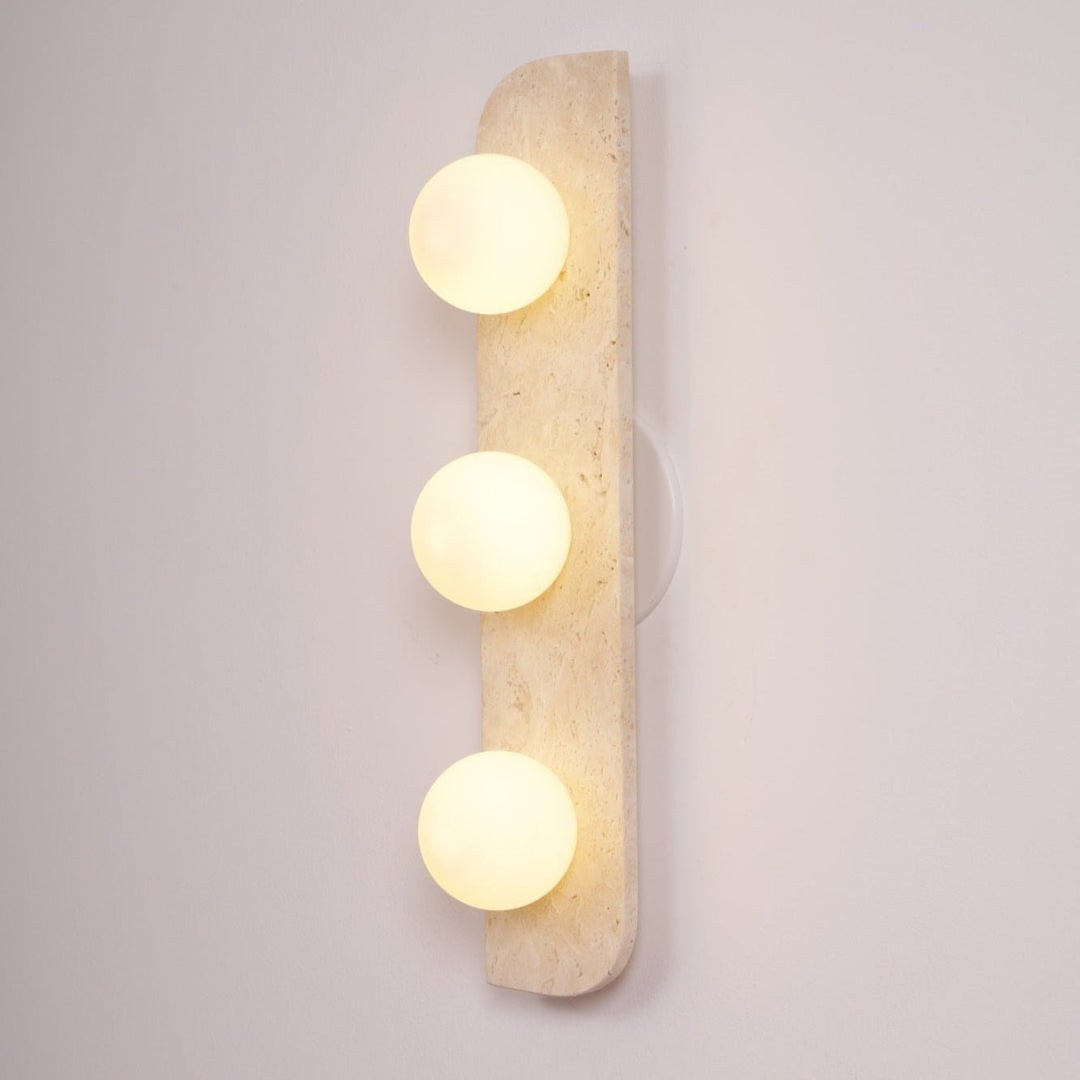 Elysian Travertine Wall Light
