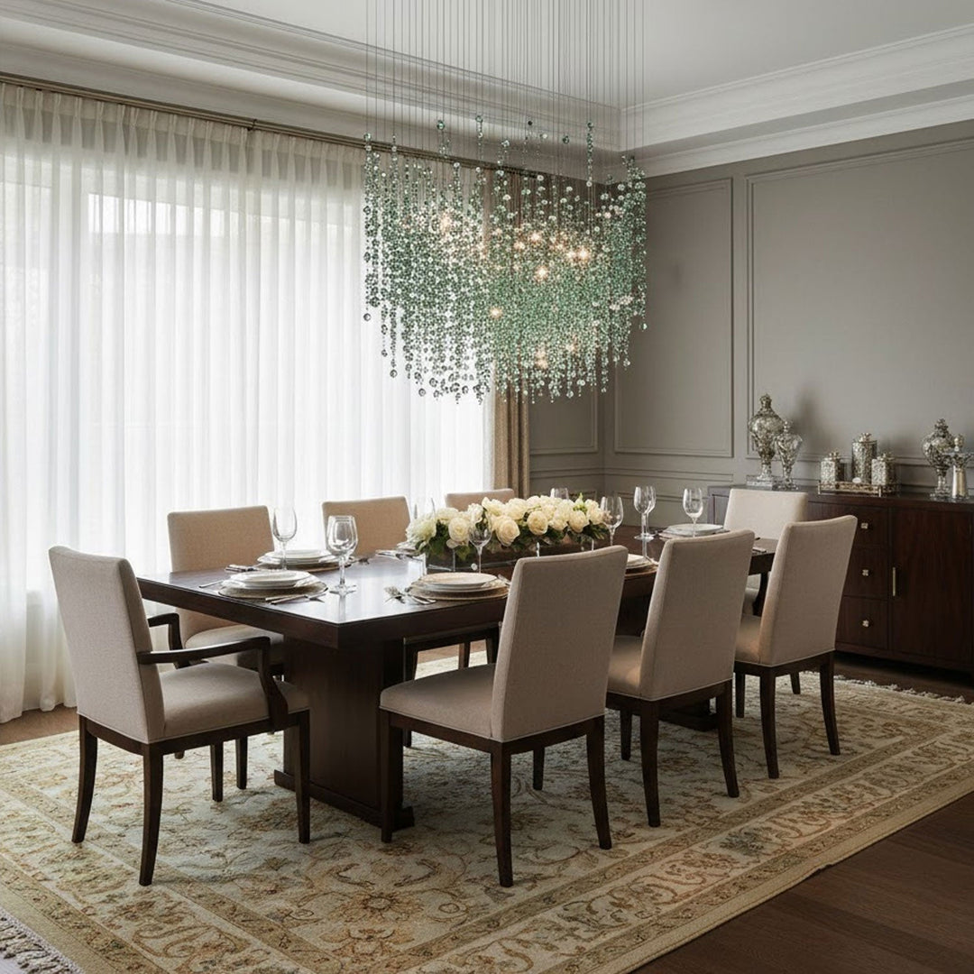Emerald Rainfall Crystal Customize Chandelier