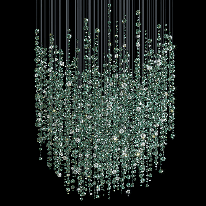 Emerald Rainfall Crystal Customize Chandelier