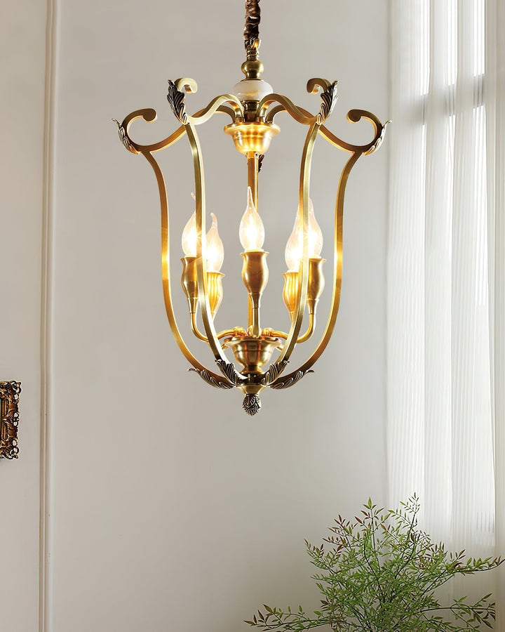 Farmhouse Lantern Electrolier Chandelier