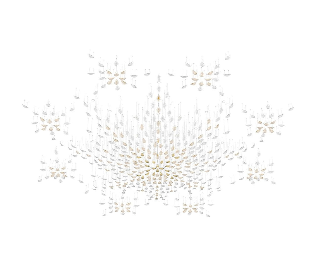 Floating Leaves Ceiling fixture Chandelier