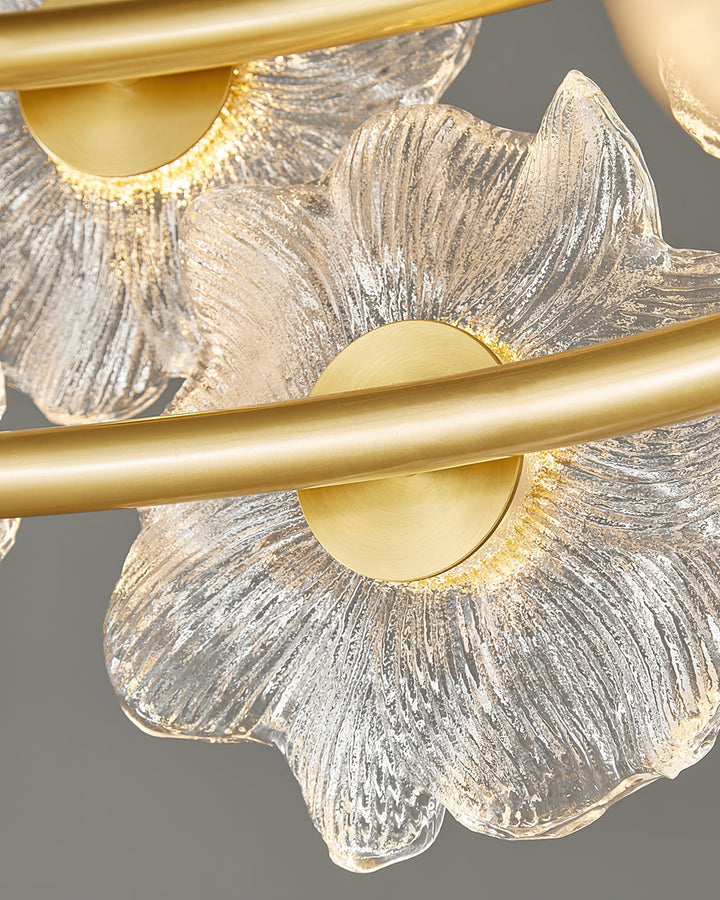 Flora Glass Candelabrum Chandelier