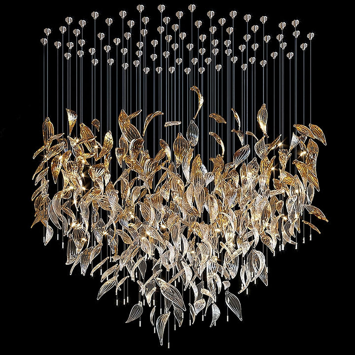 Fluttering Leaves Candelabrum Chandelier