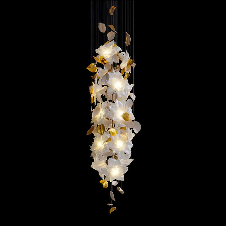 Flying Flowers Fluttering Gasolier Chandelier