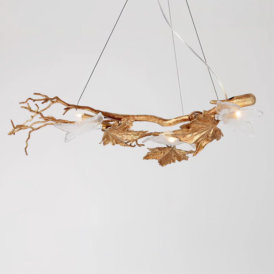 Folio Branch Brass Pendant light Chandelier