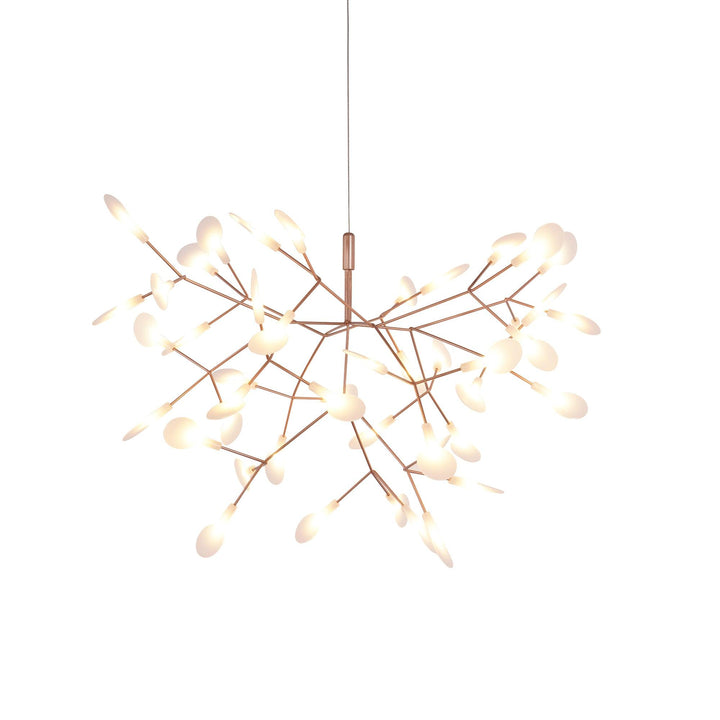 Rose Gold Firefly LED Crown Chandelier