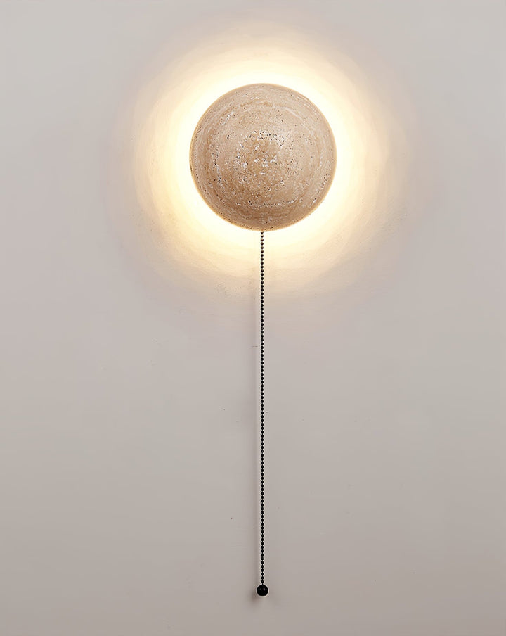 Luna Travertine Wall Light