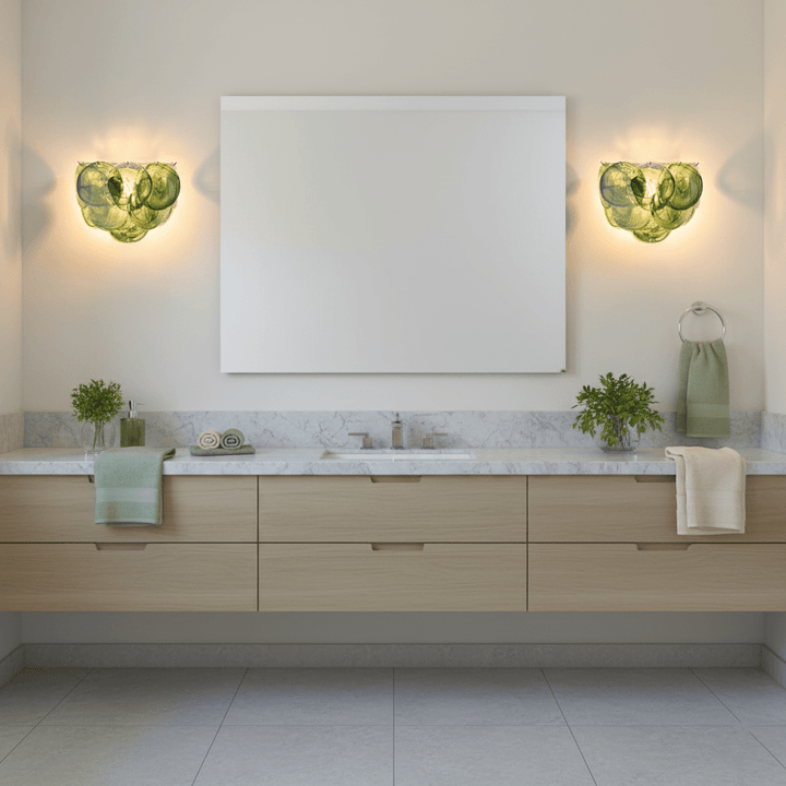 Lunaria Disc Murano Wall Lamp