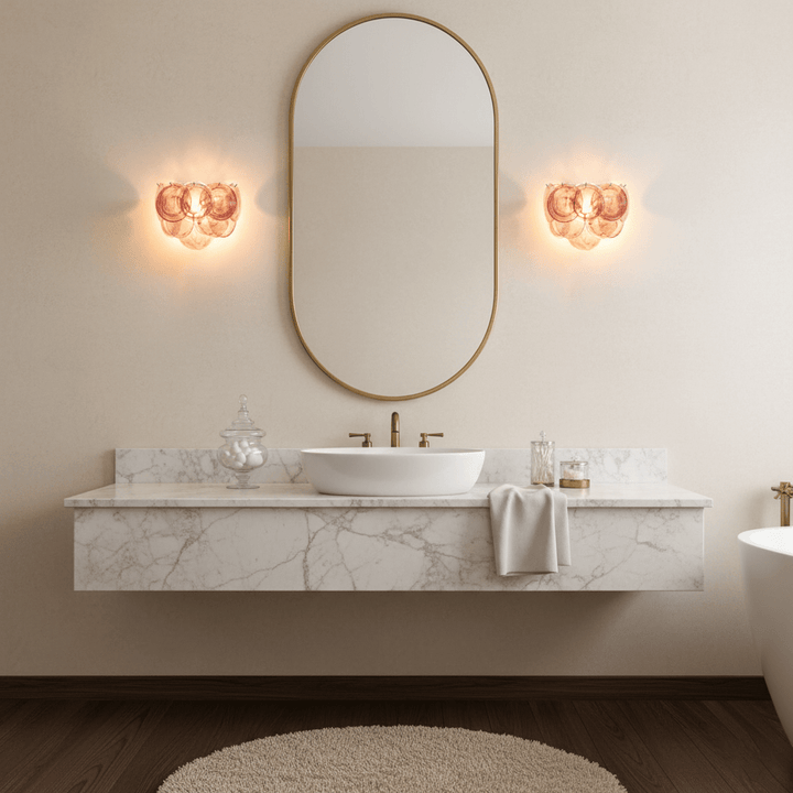 Lunaria Disc Murano Wall Lamp