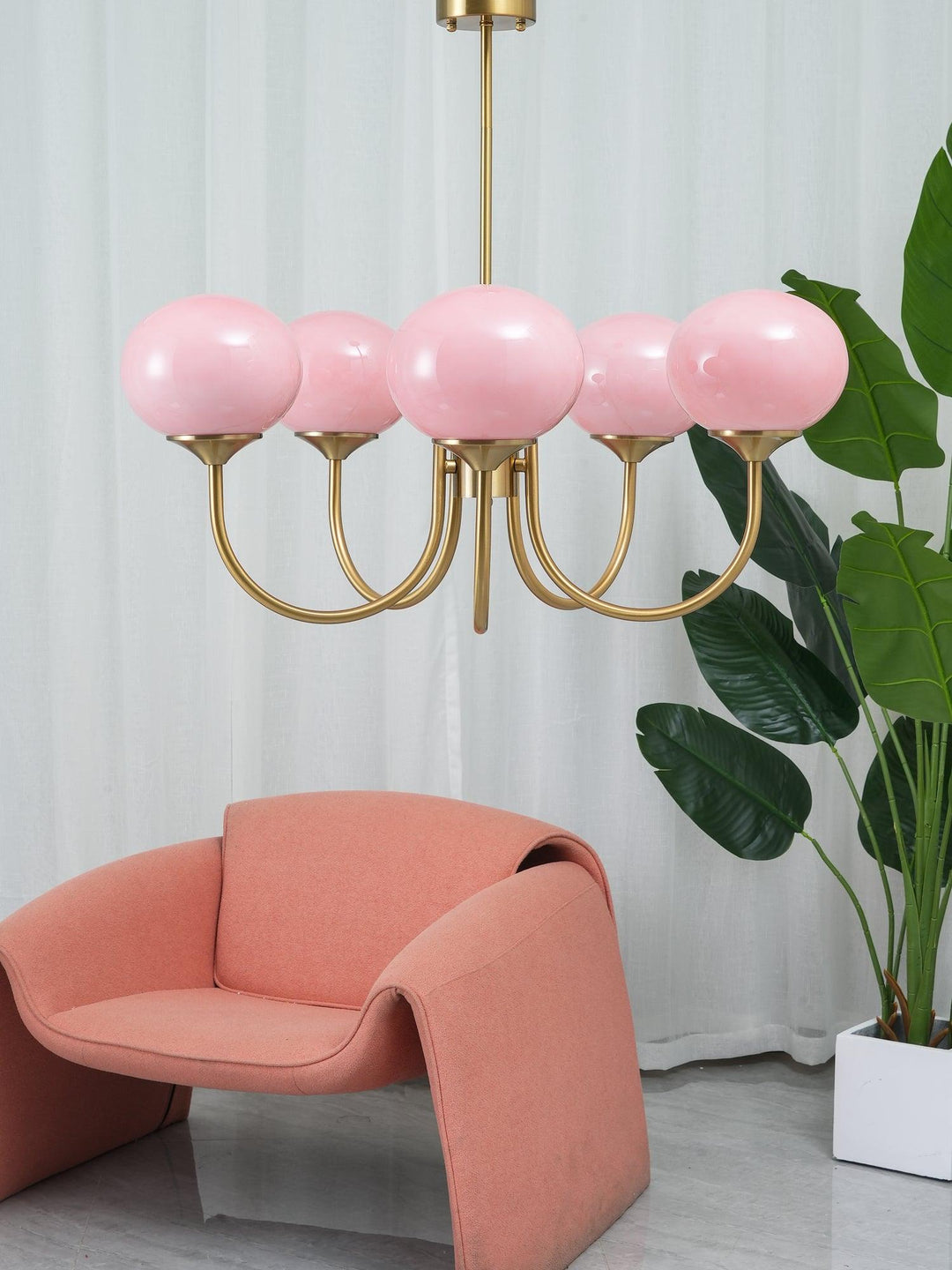 Marshmallow Crown Chandelier