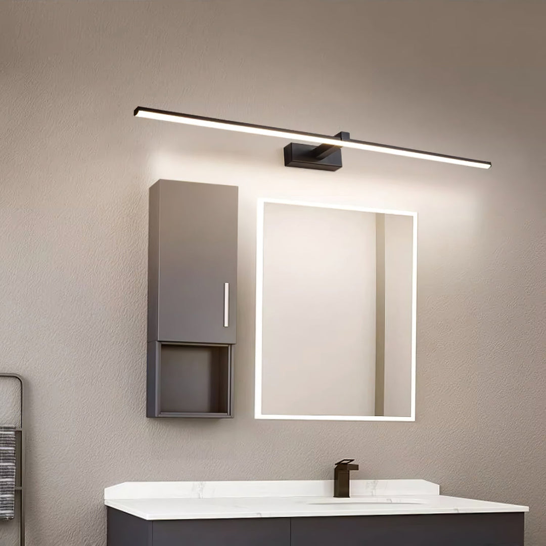 Metal Linear Mirror Sconce Wall Light
