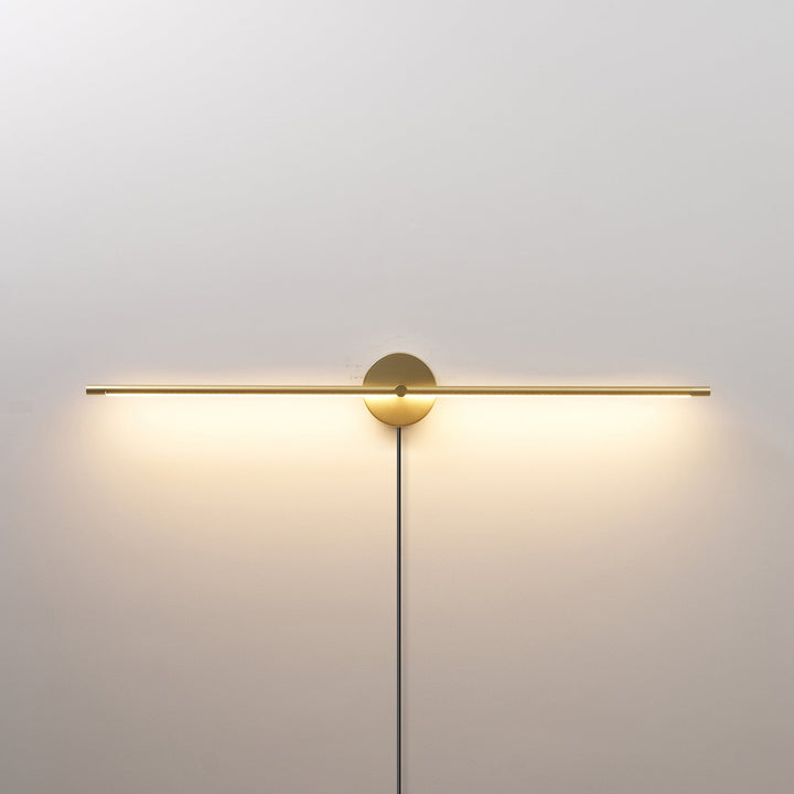Minimalist Linear LED Plug-in Wall Lamp