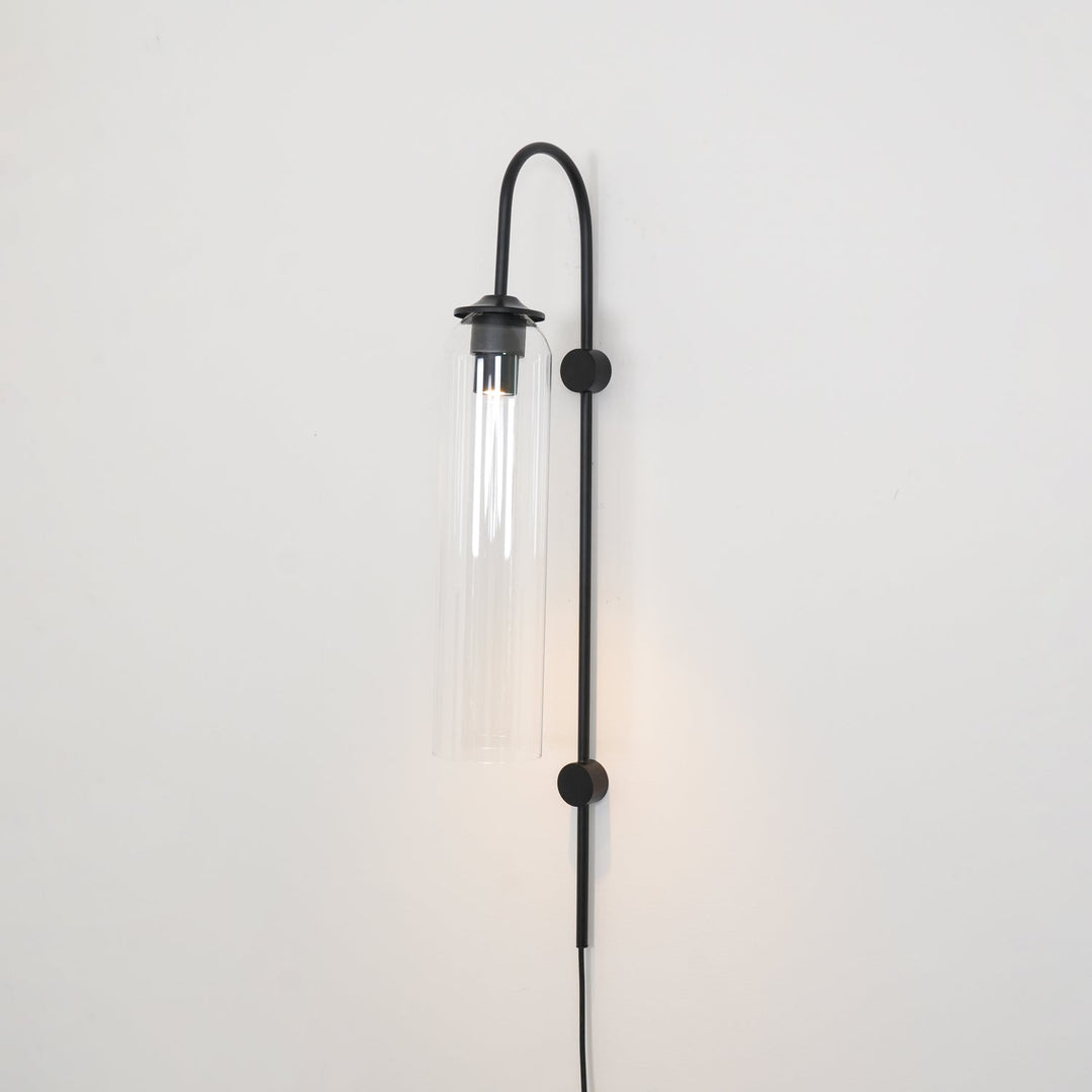Modern Glass Plug-In Wall Lamp