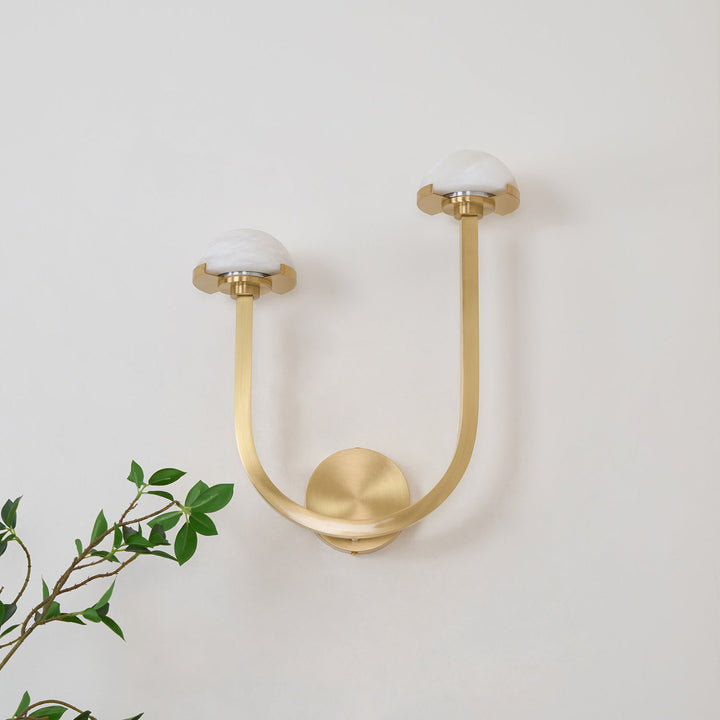Mushroom Alabaster Wall light fixture Wall Lamp