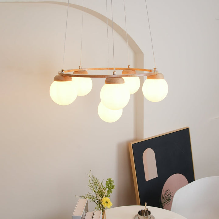 Miira Wood Ceiling fixture Chandelier