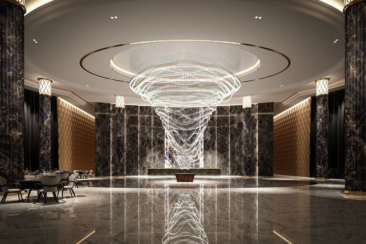 Pearl Curtain Customize Chandelier